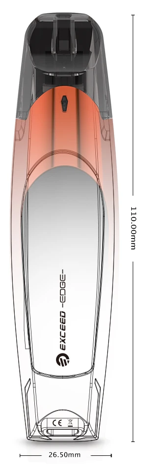 Joyetech EXCEED Edge Kit all in one vape pen kit 650 мАч встроенный аккумулятор 1 2 Ом MTL head прочный и