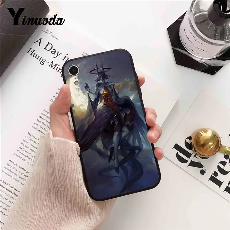 Yinuoda череп игра Doom новое поступление черный чехол для телефона для iPhone 5 5Sx 6 7 7plus 8 8Plus X XS MAX XR 10 Чехол