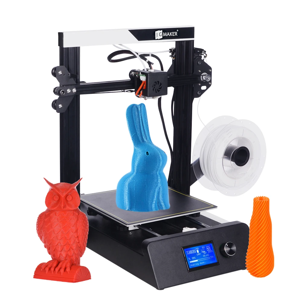 JGAURORA 3d принтер JGMaker Волшебная алюминиевая рамка DIY комплект большой размер сборки 220x220x250 мм 3D Drucker возврат питания бесплатные подарки