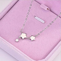everoyal charm star pendant necklace for women jewelry trendy silver plated girls choker necklace accessories female party bijou