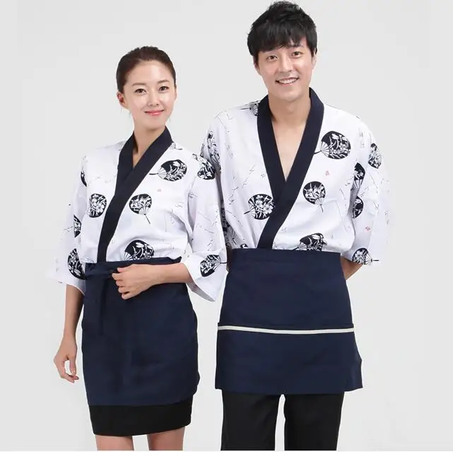 

Japanese cuisine Chef jacket Sushi Chef uniform Men and Women Japanese kimono