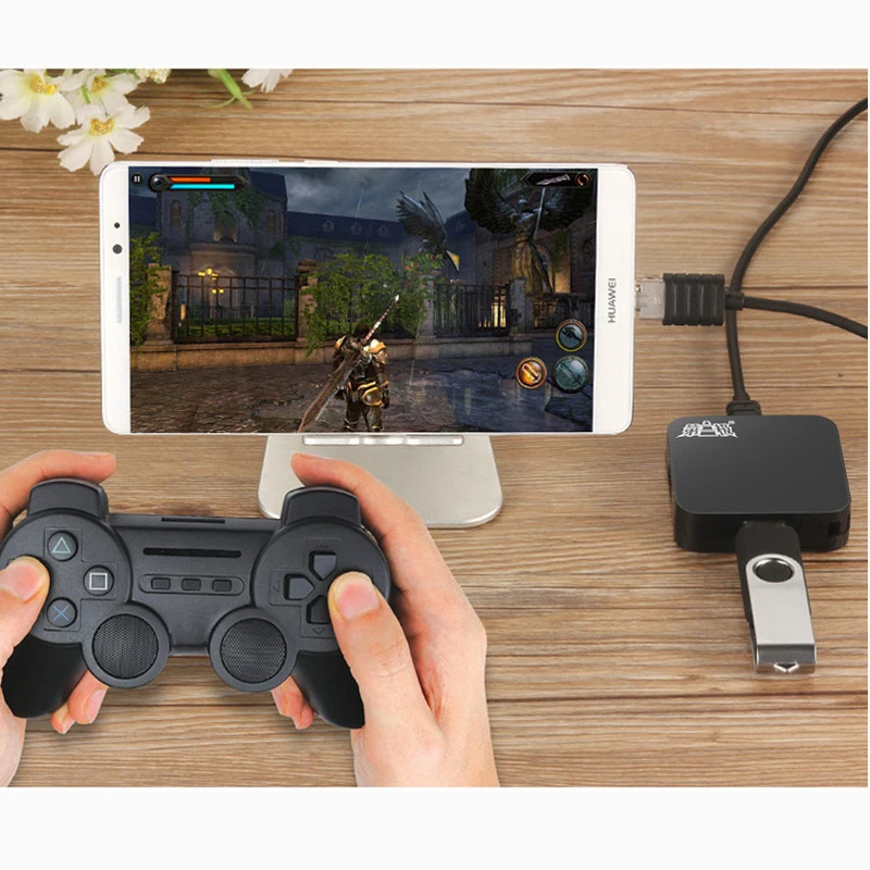 Snigir мини USB OTG концентратор два дополнительных высокоскоростных USB2.0 делитель 3