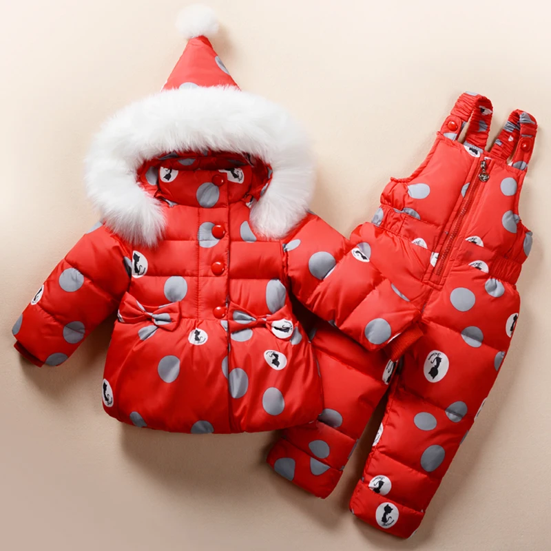 Новинка 2017 года комплекты детской одежды для девочек зимняя куртка-пуховик с