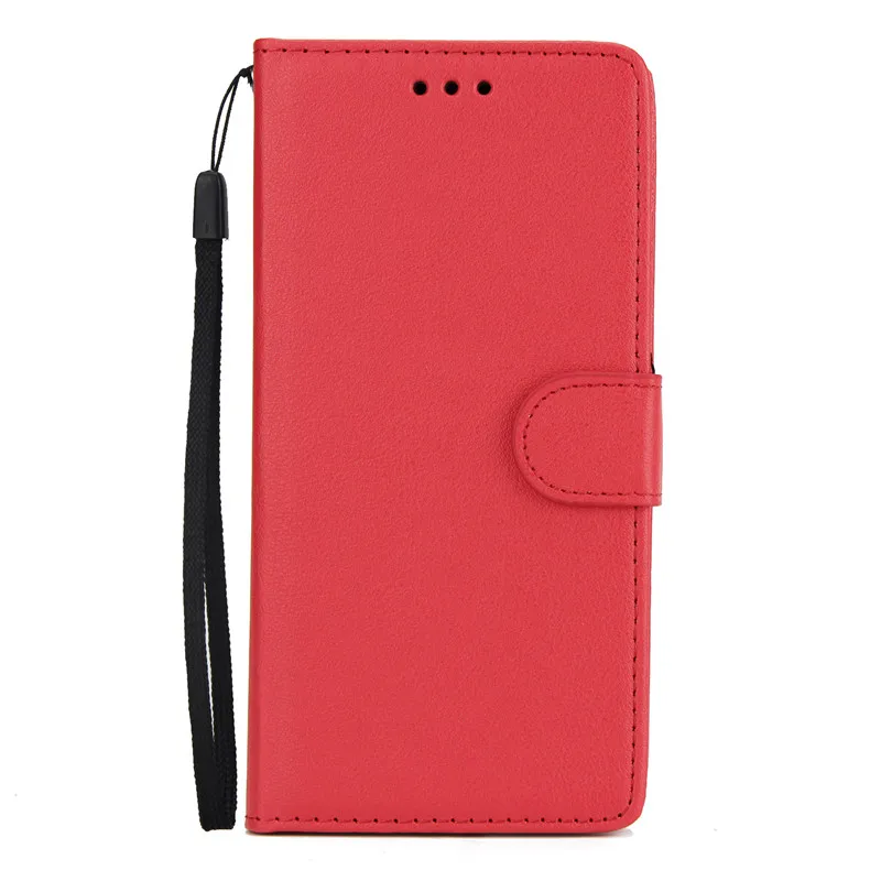 Красный Кожаный чехол для Coque Xiao mi Red mi Note 5 6 Pro 5A 4X Red mi 5 Plus 5A 4A mi A1 A2 Poco F1, Классический Стильный чехол для телефона s - Цвет: Красный