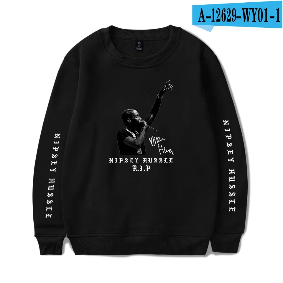 Толстовка Rep Nipsey Hussle Женская/мужская повседневная весенняя одежда новая горячая распродажа монолитные толстовки с длинными рукавами принт плюс размер - Цвет: Светло-желтый