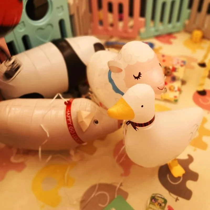 1 шт. воздушные шары ходячие животные розовый кролик для детей и взрослых