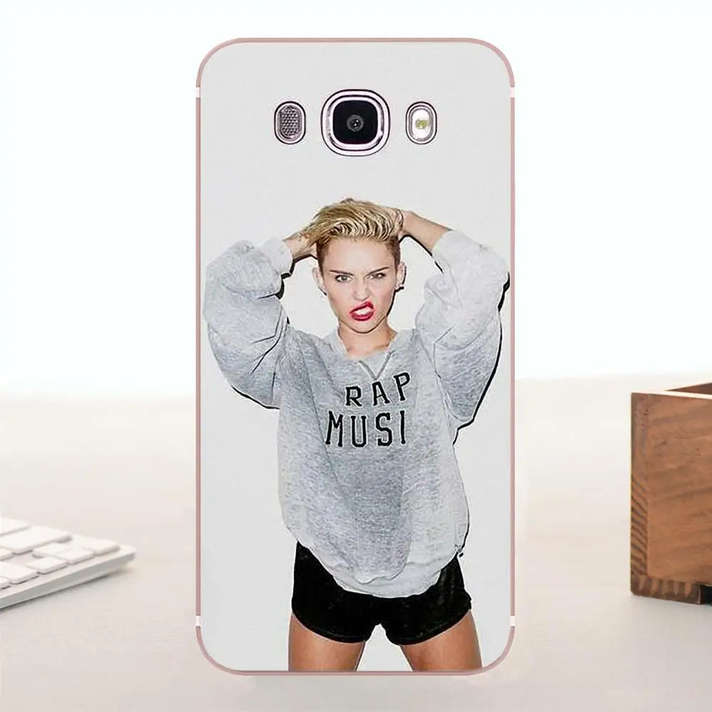 Модный чехол Bixedx Miley Cyrus из ТПУ для Samsung Galaxy A3 A5 A7 J1 J2 J3 J5 J7 2015 2016 2017 | Мобильные