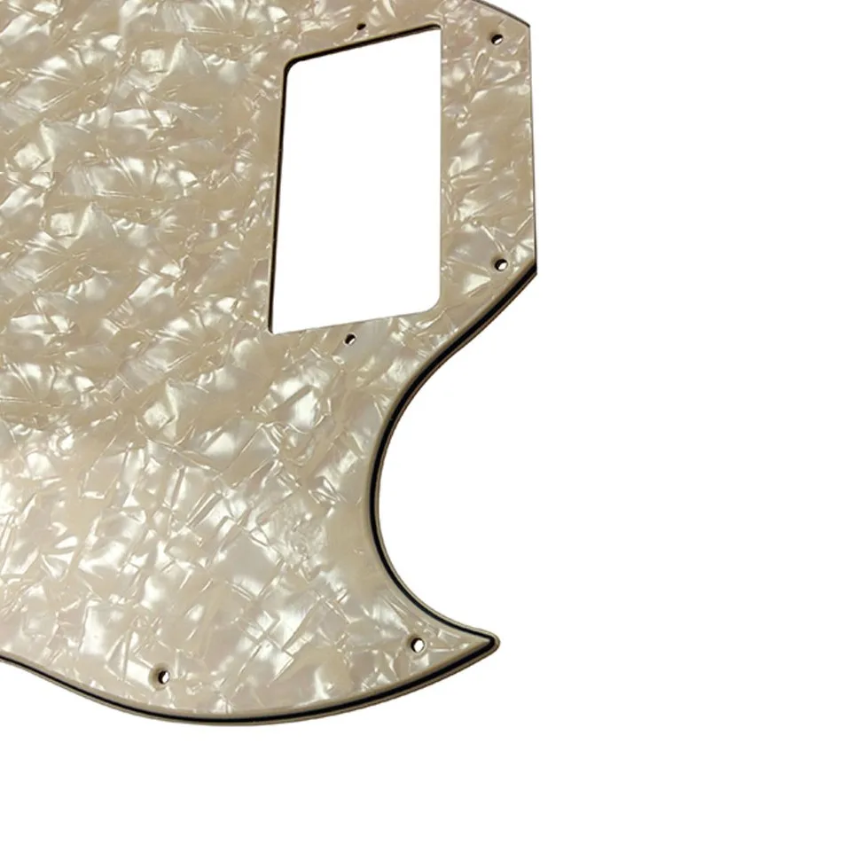 Pleroo Guitar Parts For Gib Standard SG Full Face Pickguard Route PAF Humbuckers Scratch Plate|Детали и аксессуары для
