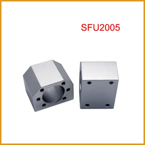 Sfu2005 Бесплатная доставка SFU2005 шариковый винт гайка Корпус алюминиевый материал