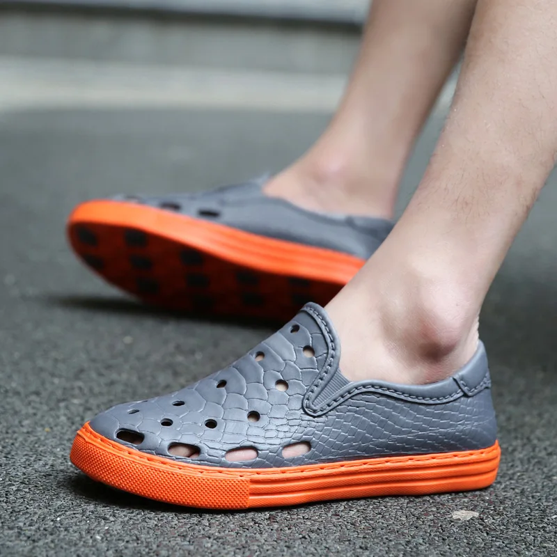 2017 новый летний мужская обувь ЕВА свет человек случайные скольжения на большой