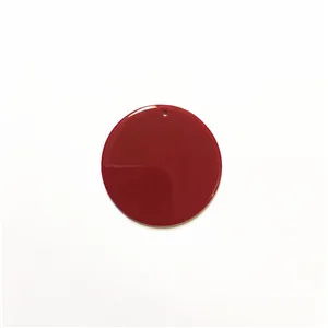 red Новое поступление! 35mm100pcs/лот Акриловые подвески в форме монеты для серьги-гвоздики/серьги аксессуары/детали для серег DIY - Цвет: red