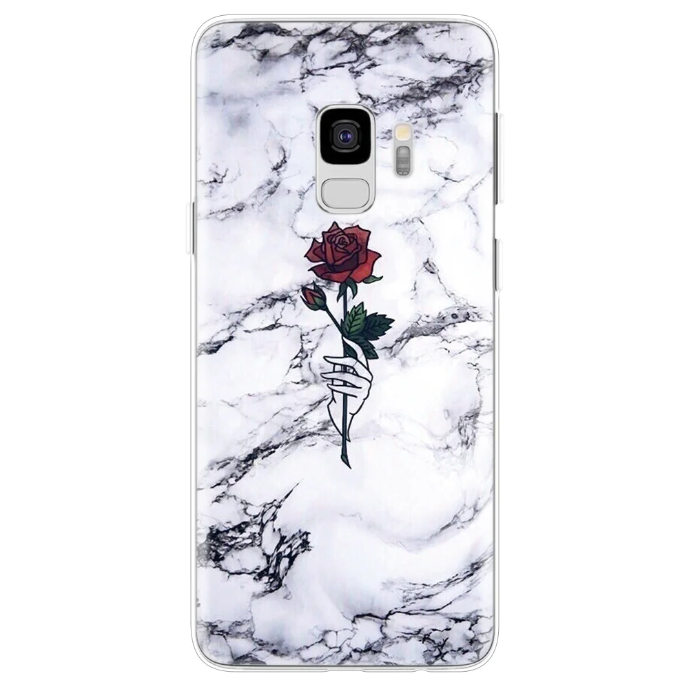 dls1rose Мрамор TPU Защитный чехол для samsung Galaxy J3 J5 J7 Prime Coque A5 A3 J4 J6 A6 A8 A7 Note 9 8 S8 S9 S10 Lite Plus чехол - Цвет: dls1rose