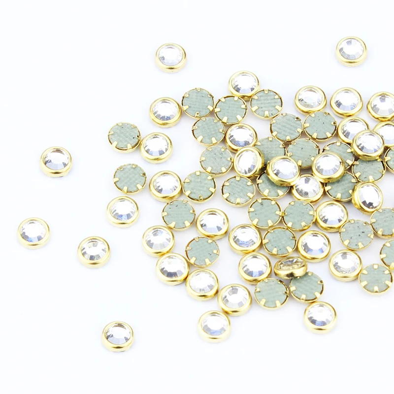 Синева золото Талисманы 3D украшение для Дизайн ногтей Маникюр прозрачный клей