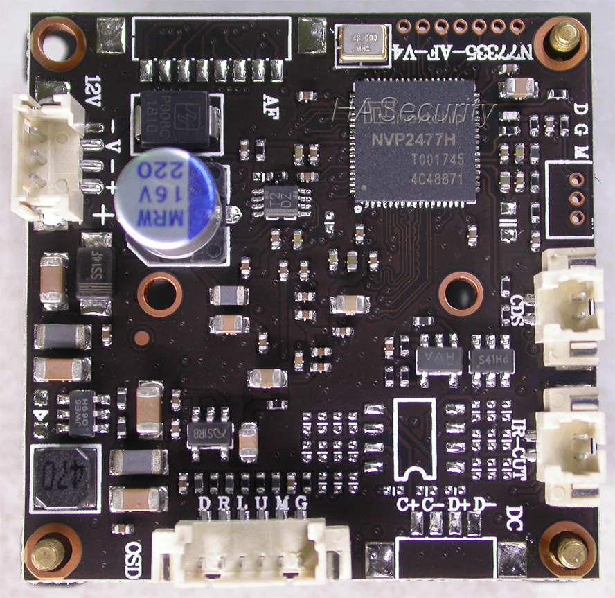 AHD (5 МП 4 МП) 5 100 мм ручной зум и фокусный объектив 1/2.8 "Sony STARVIS IMX335 + NVP2477H модуль