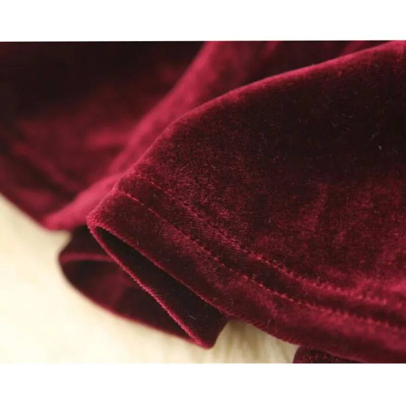 Женская Бархатная мини-юбка винтажная плиссированная с высокой талией для