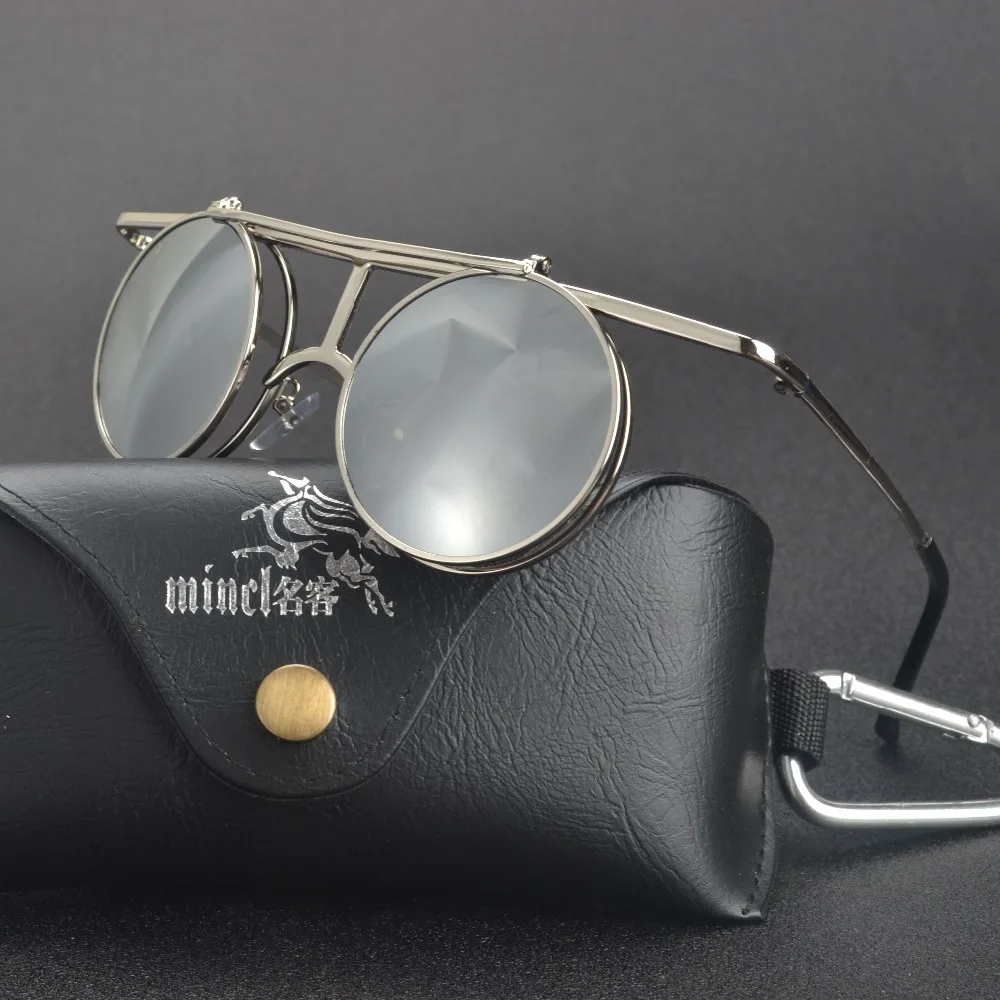 Винтажные Круглые Солнцезащитные очки MINCL/ 2017 в стиле ретро женские и мужские