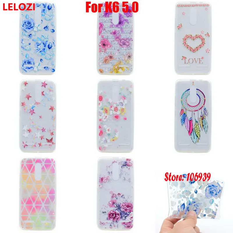 Lelozi мягкий прозрачный ТПУ ясно силиконовый гель Fundas Coque чехол Carcasa Etui для Lenovo K6 5.0