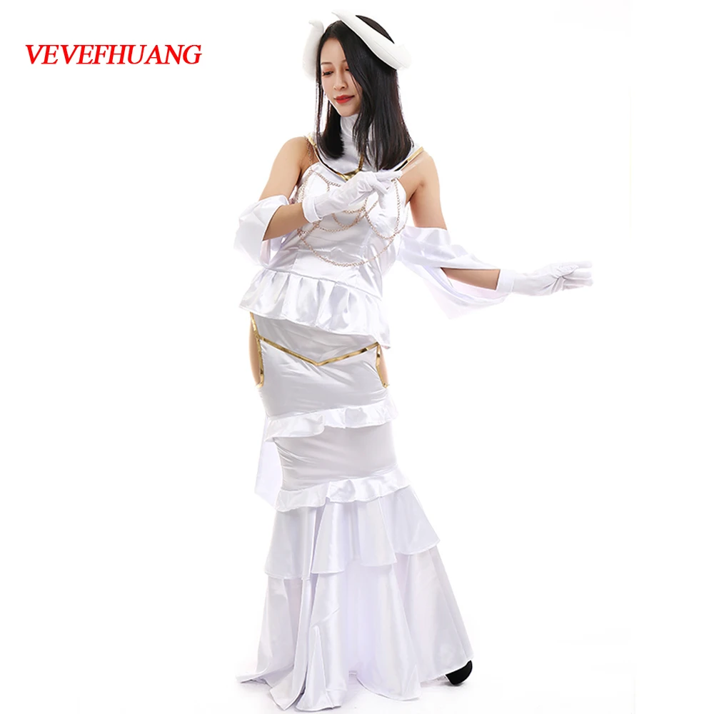 VEVEFHUANG Anim! Косплей принцесса альбедо костюмы на Хэллоуин новый модный костюм