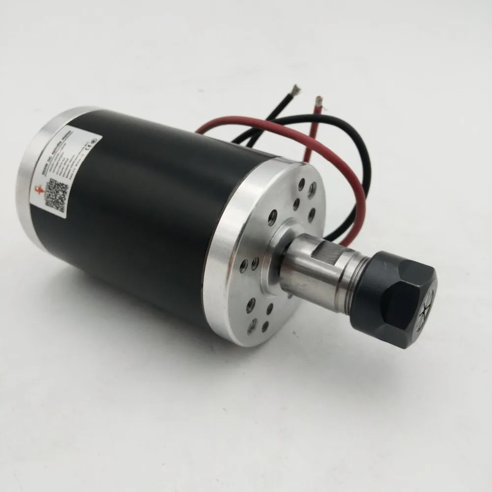 350 Вт 24 в нм CNC DC мотор шпинделя воздушного охлаждения ER16 для DIY PCB PMMA 1 год гарантии