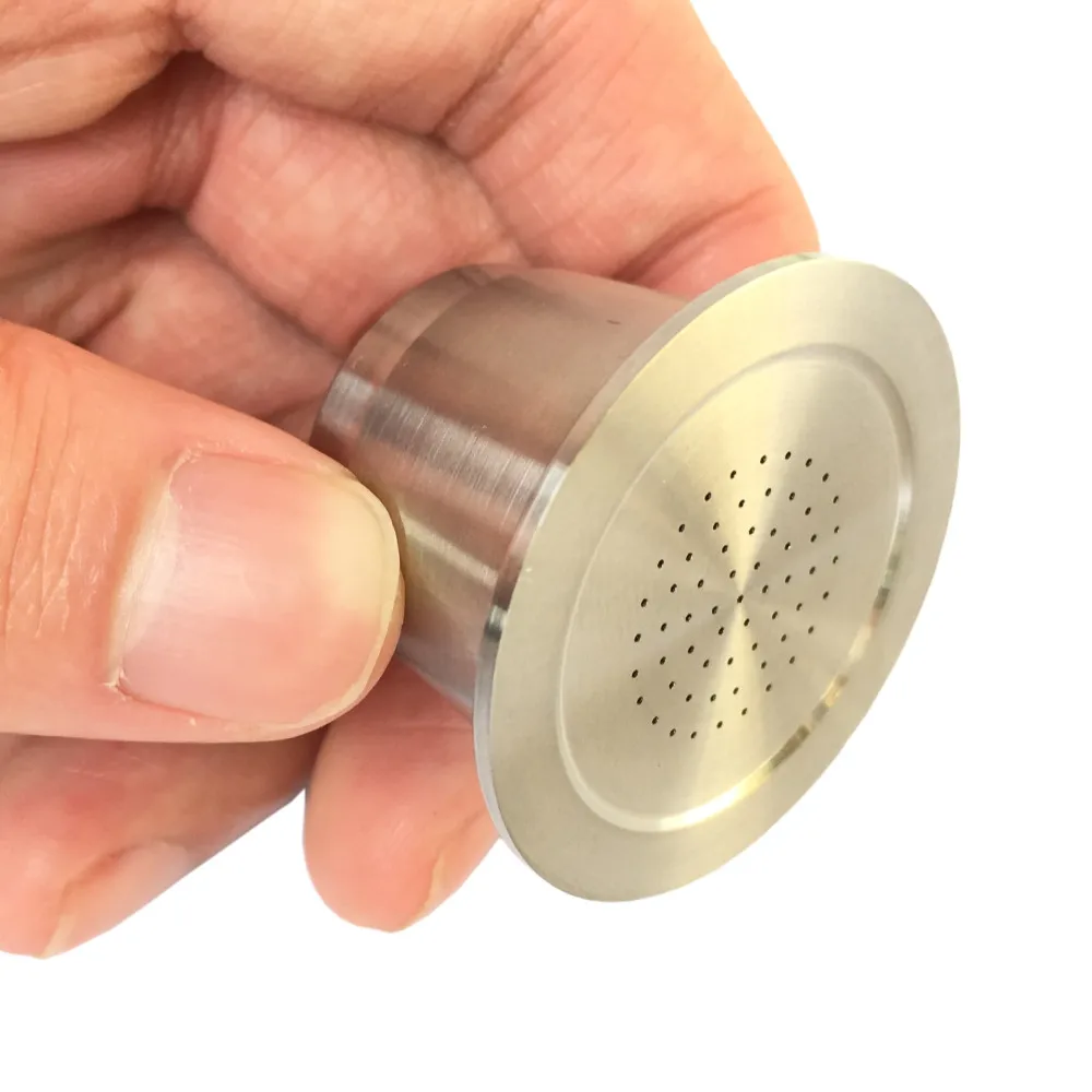 Новые металлические капсулы из нержавеющей стали многоразовые Многоразовые для