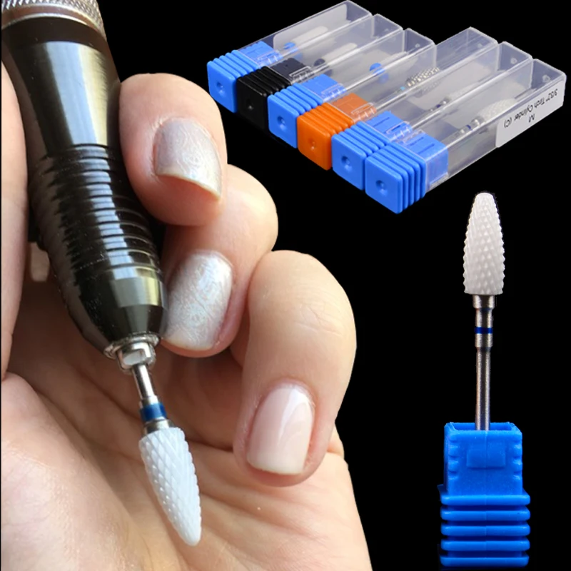 1 шт. керамическая насадка для маникюра и педикюра|nail bit|nail drill bitsnail |