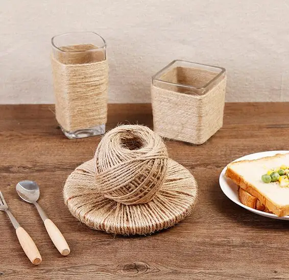 60 см/рулон веревка из натуральной конопляной веревки|rope tag|natural hemp ropedecorative twine |