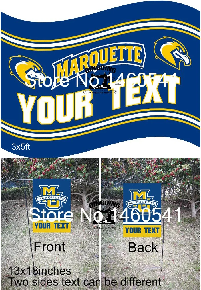 Фото Marquette Golden Eagles Your Text Flag 3ft x 5ft Polyester NCAA Garden 13inx18in QingQing Super Fan Дом и сад Marquette Golden Eagles Your Text Flag 3ft x 5ft Polyester NCAA Garden 13inx18in QingQing Super Fan Дом и сад