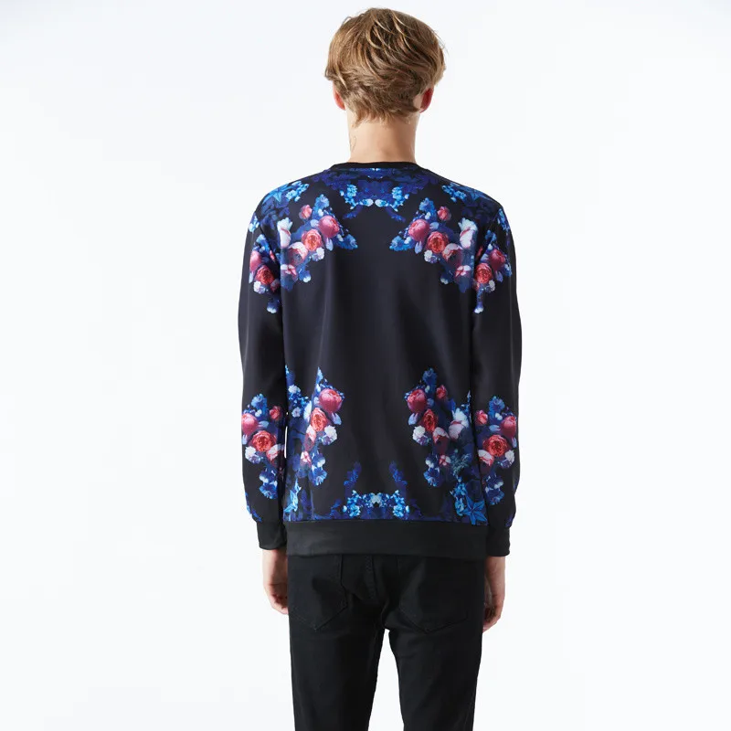 Esdaf осень-зима Мода Собака древних цифровой печати Для мужчин Толстовки с