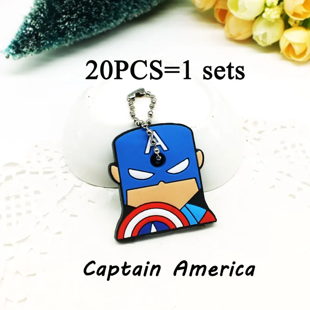 20 шт. в партии мультяшный брелок с изображением животных Минни медведь Бэтмен