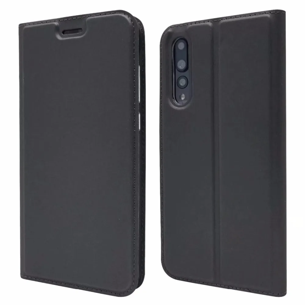 Кожаный чехол-бумажник для Huawei P20 Lite 2019 &amp Pro защитный чехол с магнитной книгой |