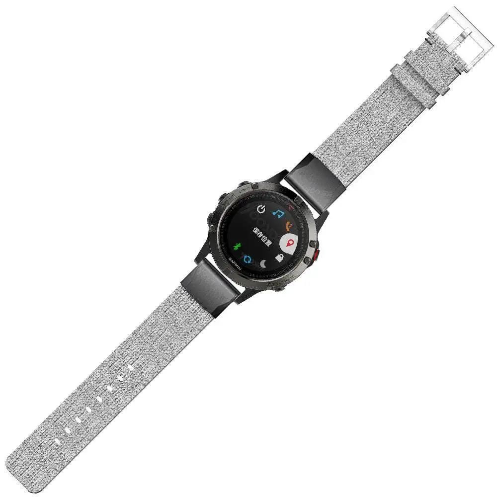 YOOSIDE ДЛЯ Fenix 5X/5X Plus Quick Fit Sweatproof 26 мм нейлоновый сменный ремешок для Garmin Fenix 3/D2 Charlie/Descent Mk1
