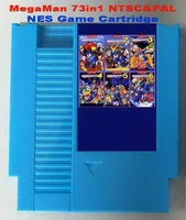 the megaman remix 73 in 1 game cartridge for nesfc console