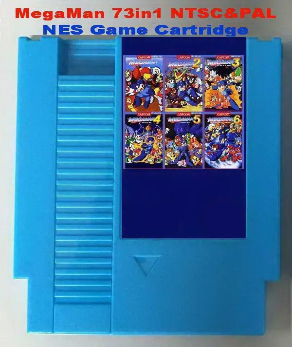 Игровой картридж MEGAMAN REMIX 73 в 1 для консоли NES/FC | Электроника
