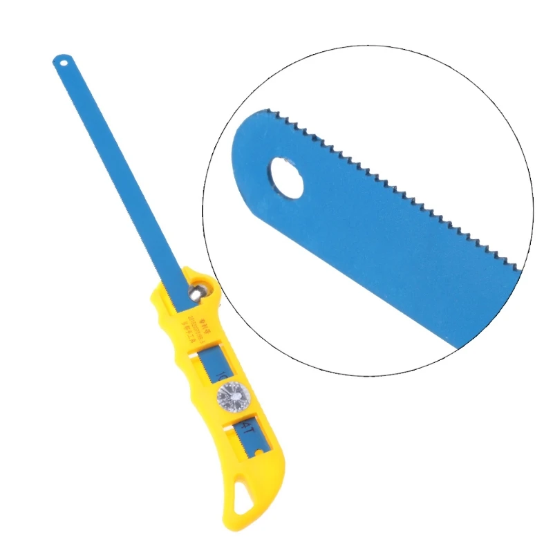 10 &quot3 в 1 Мини-пила легкая алюминиевая пила Hacksaw с резиновой ручкой W315 |