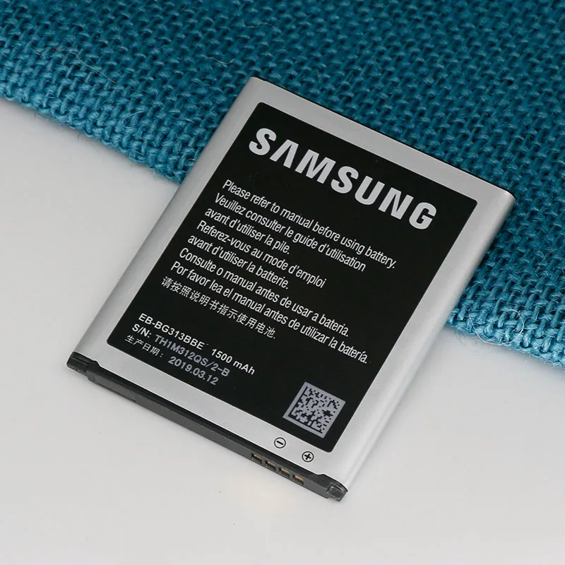 Оригинальный аккумулятор samsung для Galaxy Ace 4 Lite G313 G313H S7898 G318H G313M I8190 J1 mini prime 1500 мАч EB