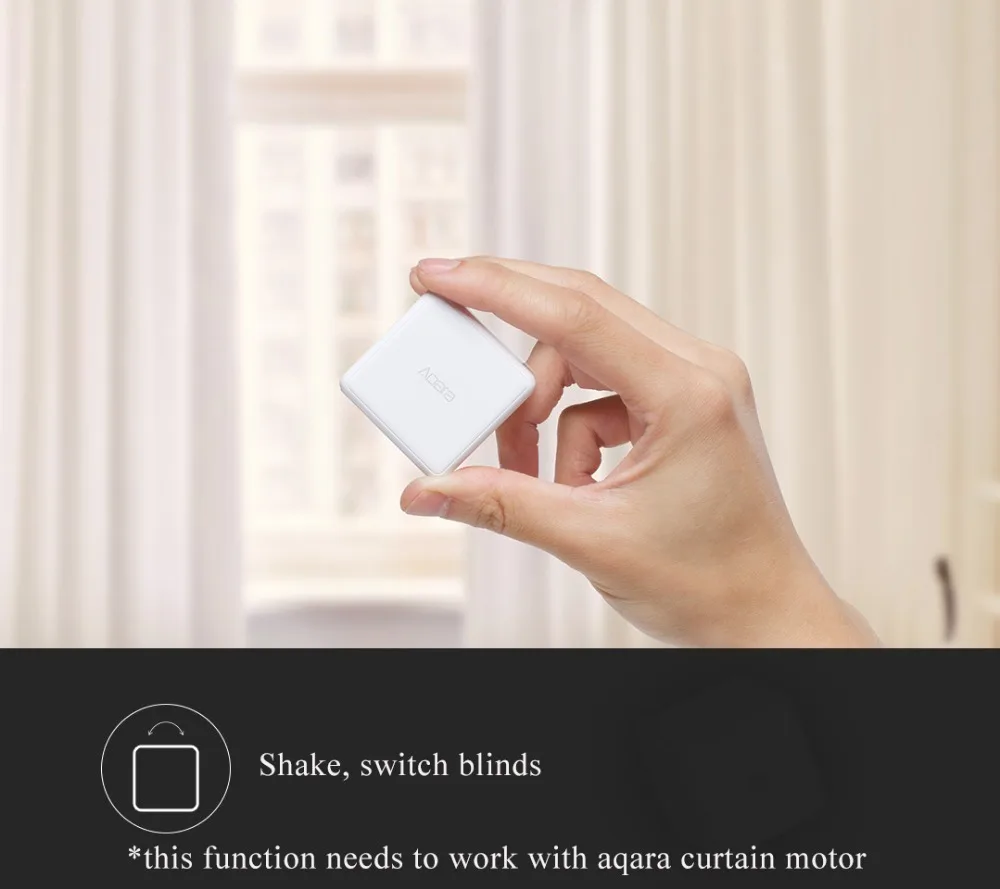 Оригинальный Xiaomi Aqara Cube контроллер Zigbee версия контролируется шесть действия