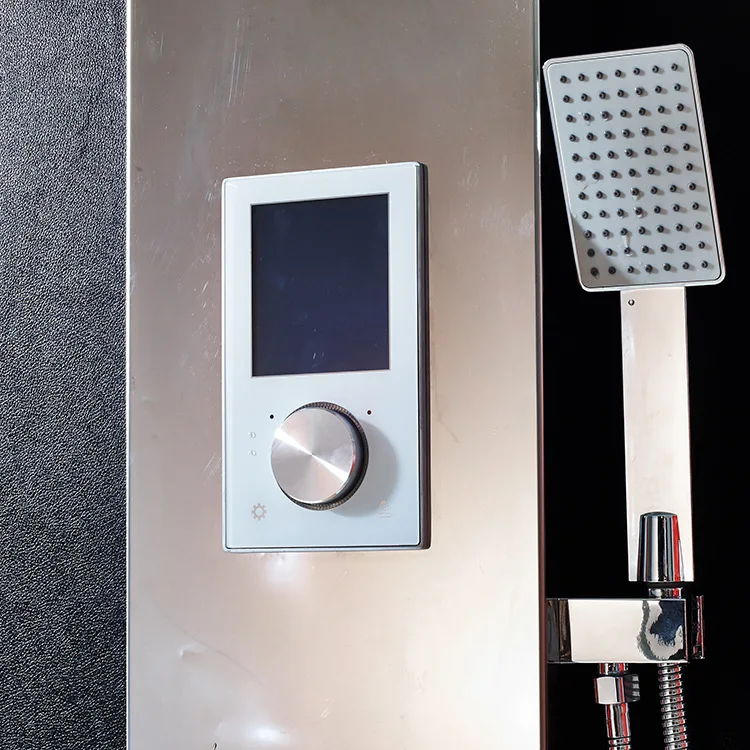 Lcd умный сенсорный экран цифровой душевой контроль термостат смеситель для душа термостатическая душевая панель Digitale Douche Thermostaat