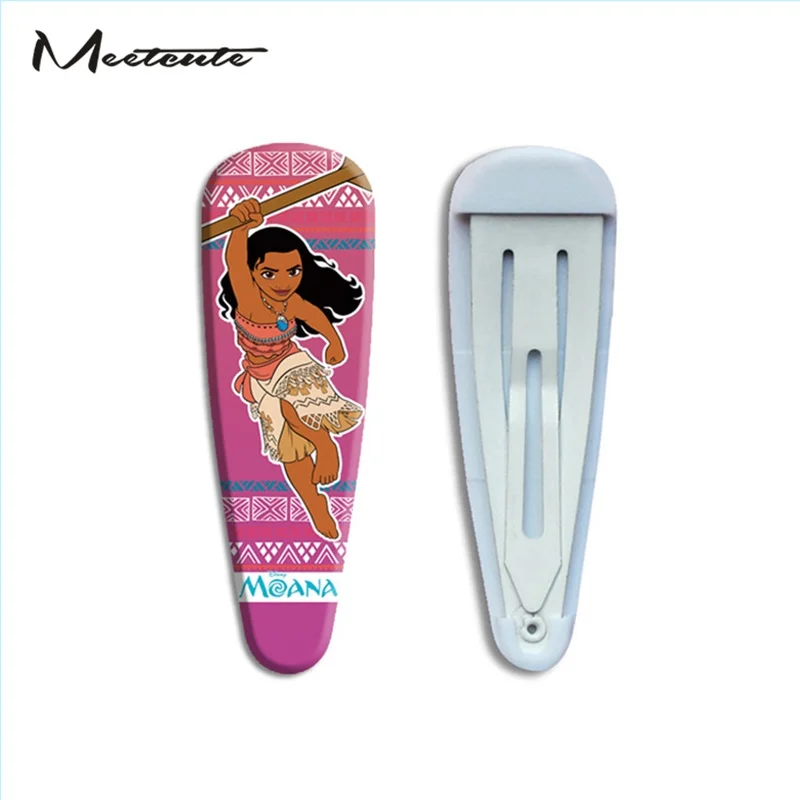 Meetcute 3 шт./компл. мультфильм комбинезон с изображением Моаны, Vaiana повязка на голову волосы на клипсах для высокого качества для девочек; повязка на голову для волос заколки для волос
