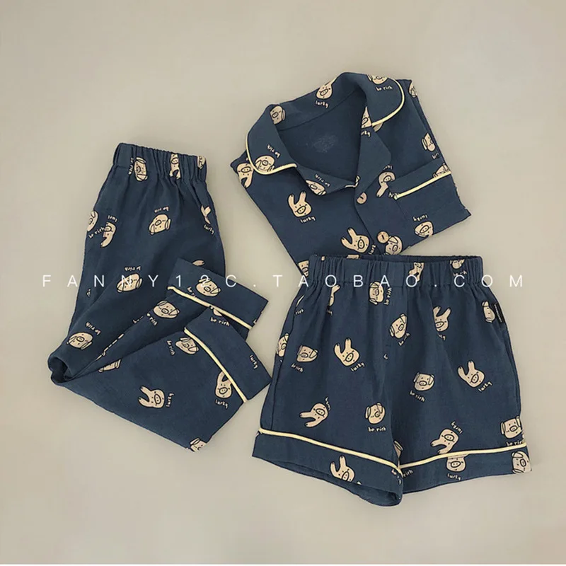 Одежда для детей новая летняя Пижама мальчиков 2019 одежда родителей и с героями