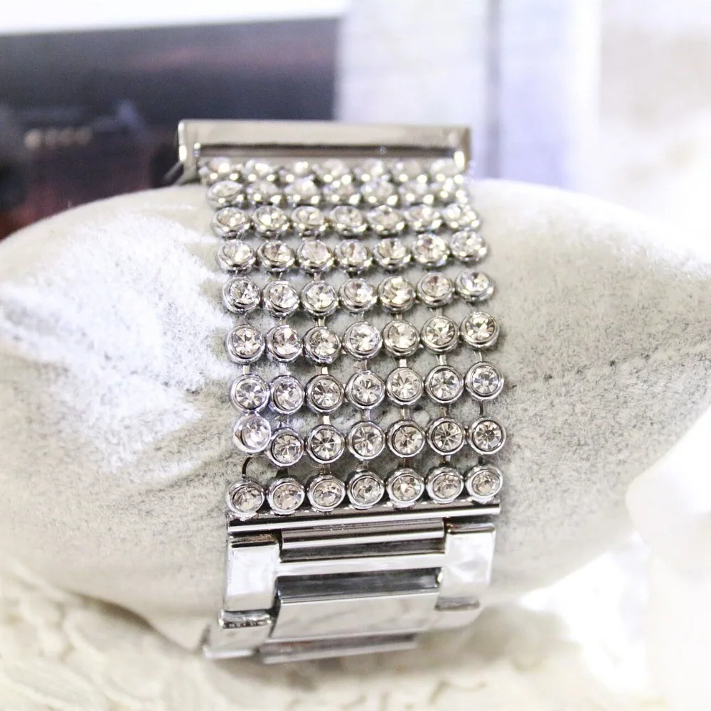 Классические женские часы BS Dress Стильные кварцевые наручные со стразами и