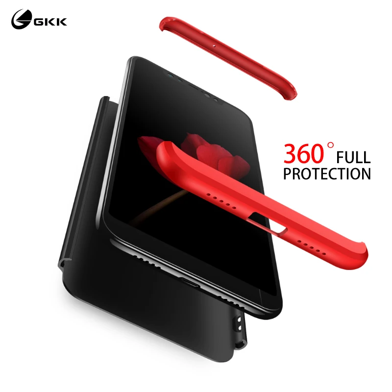 Case for Xiaomi Redmi Note 6 pro 3 in 1 Design 360 Full Protection Anti-knock&ampproof 7 / Pro Cover Fundas |