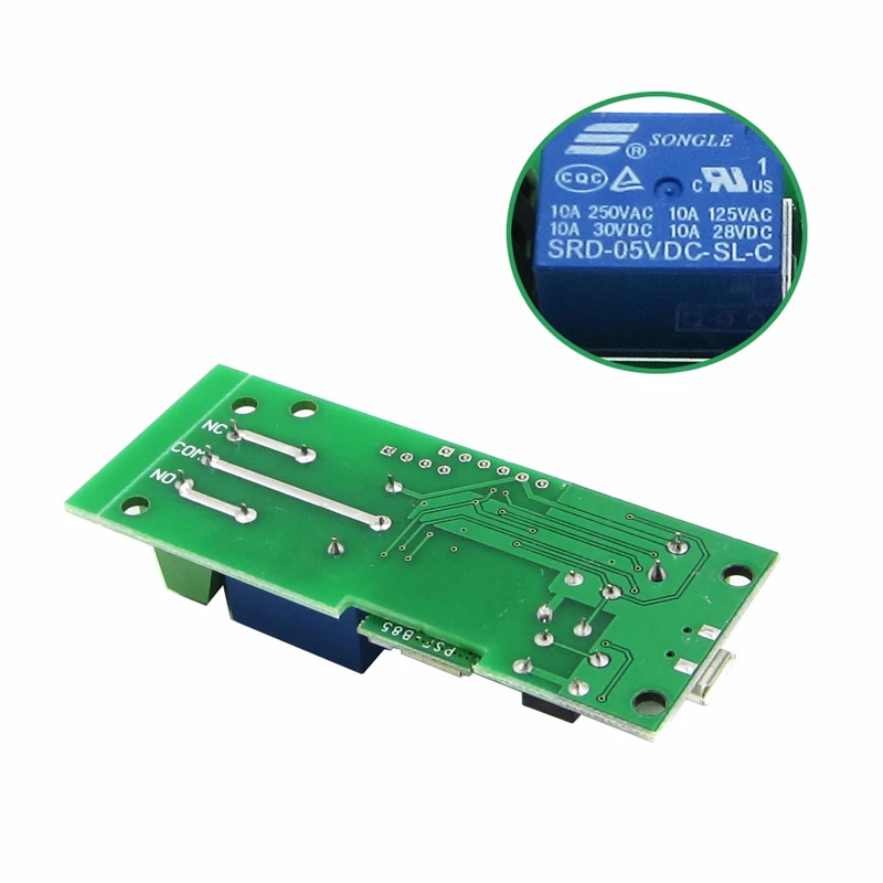 Sonoff WiFi модуль автоматического включения света с автофиксацией/шаговым управлением замок беспроводной релейный "умный дом" для доступа к компьютеру, постоянный ток, 5 в 1 канал