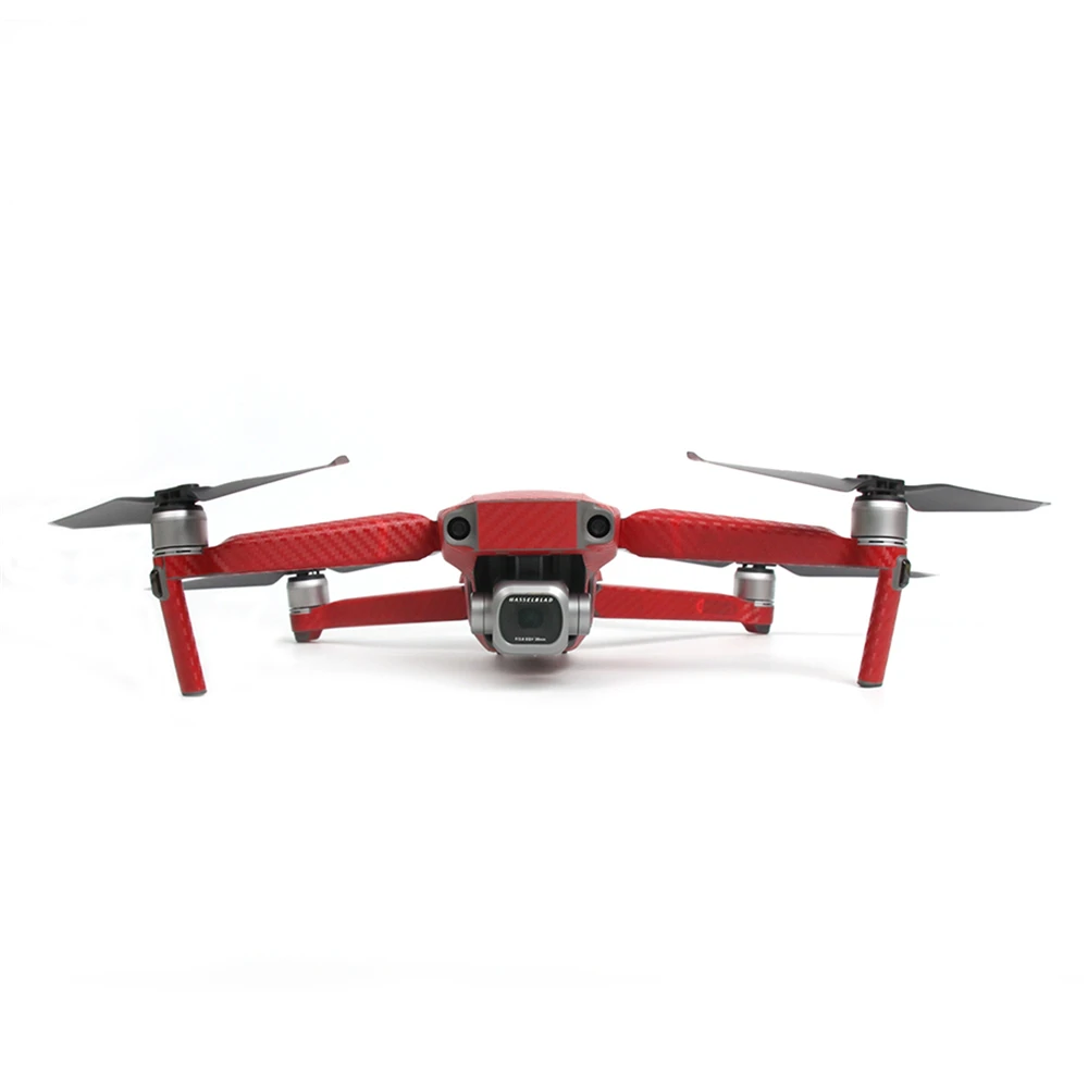 1 компл. 3D углеродное волокно Водонепроницаемый волоконная Кожа Наклейка для DJI Mavic 2 Pro& Zoom Drone корпус РУКА батарея и пульт дистанционного управления