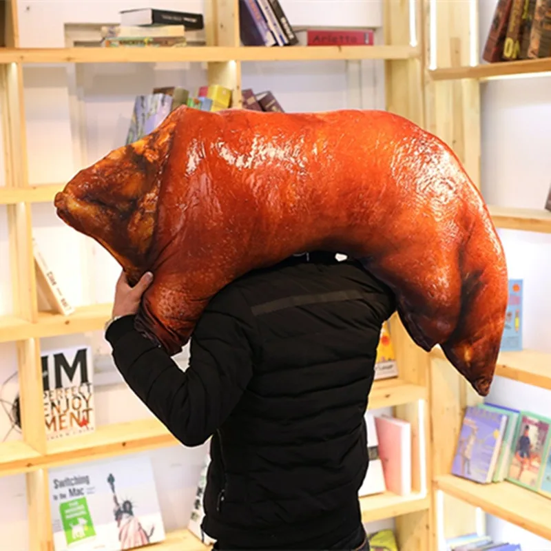 Креативная плюшевая подушка с имитацией ног свиньи милая для дивана забавный