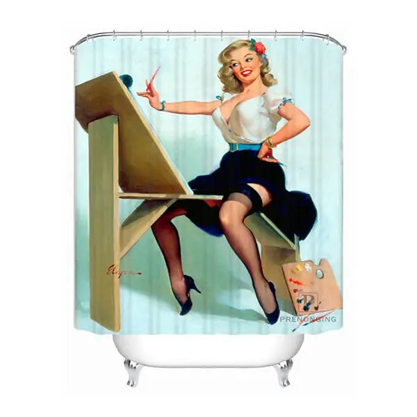 Shower Curtain Шторка для ванной персонализированные булавки Up Gril@ 0146 книга плавание домашний декор занавеска для душа водонепроницаемые тканевые Крючки#180417-01-67 - Цвет: Shower Curtain