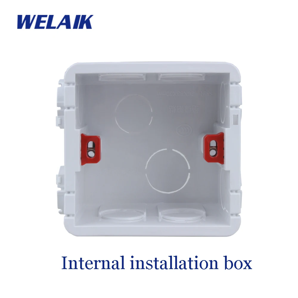

WELAIK UK Wall-switch-Electrical installation-box Savior-Of White-Plastic-Flame retardant-ABS B101W