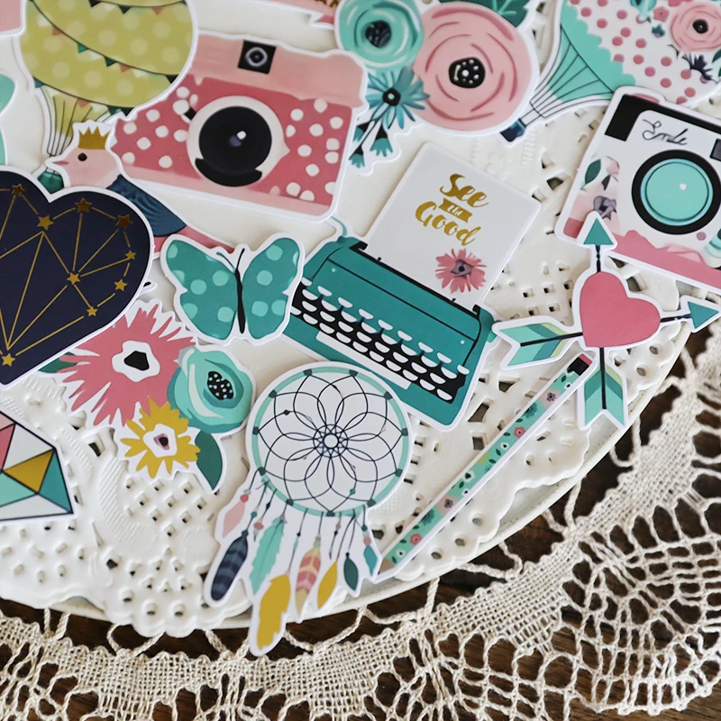 ZFPARTY 33 шт. Love Cardstock высечки бумажные наклейки для скрапбукинга Happy Planner создание