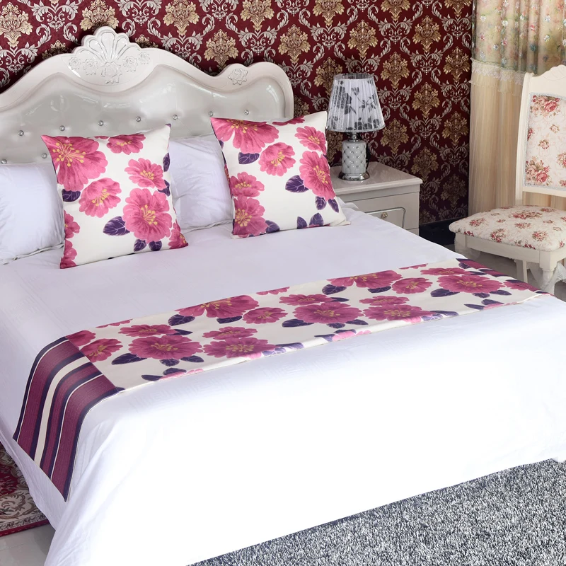 Современная кровать Hoteil полотенце с хвостом синяя и белая фарфоровая китайская