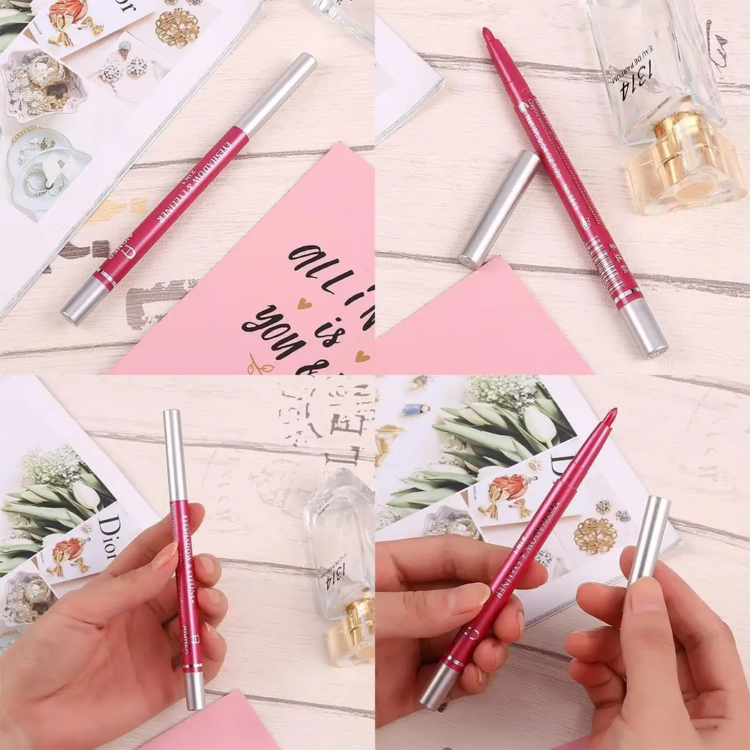 2 in 1 Long Lasting Highlight Rotating 1.2g Eyeliner Eyeshadow Eye Makeup Tool 14 Colors |