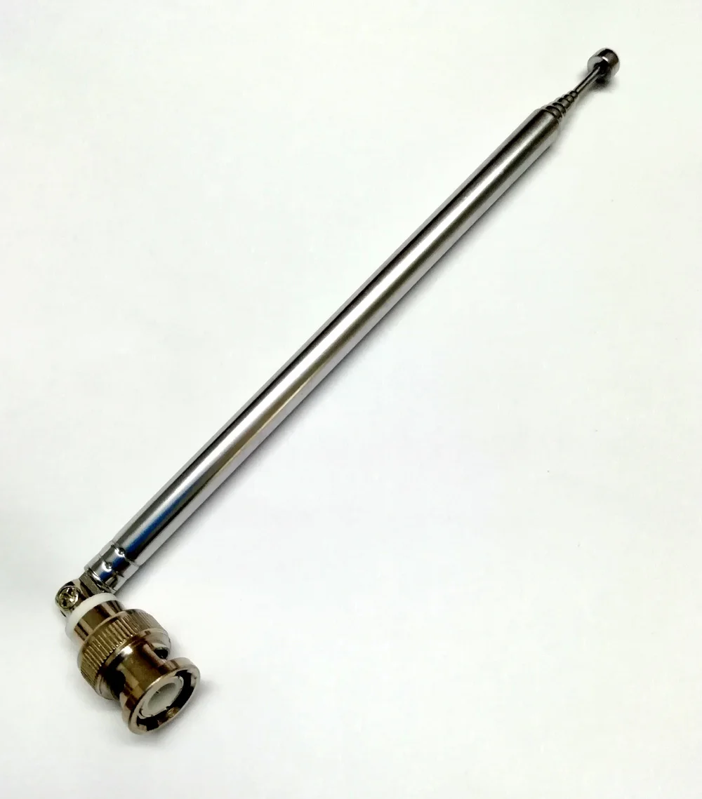 

10pcs FM radio Telescopic Aerial Stainless Steel Antenna BNC Connector for Radio Scanner/VHF/UHF/Sound Systems